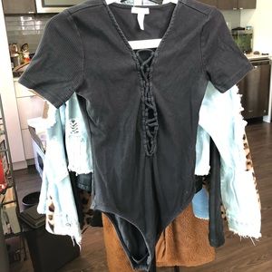 50% off through Friday! ribbed Leith Bodysuit